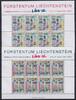Liechtenstein Liechtenstein 1297-1298 postfrisch als Kleinbögen MiNr. 1297-1298 postfrisch als Kleinbögen -