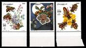 Somalia Somalia 805-807 Unterrand postfrisch Bienen MiNr. 805-807 Unterrand postfrisch Bienen -