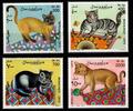Somalia Somalia 624-627 postfrisch Katzen MiNr. 624-627 postfrisch Katzen -