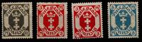 Danzig Danzig 103-105 postfrisch inkl. 104 b geprüft Bock BPP, Mängel MiNr. 103-105 postfrisch inkl. 104 b geprüft Bock BPP, Mängel -