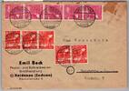 Alliierte Besetzung 945, 954 auf Brief Sowj. Zone ZF -