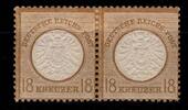 Deutsches Reich Deutsches Reich 28 mit Falz MiNr. 28 mit Falz -
