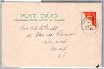 Dt. Bes. Guernsey I Halbierung auf Postkarte -