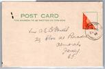 Dt. Bes. Guernsey I Halbierung auf Postkarte -