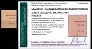 Deutsche Besetzung 2. WK Mazedonien Deutsche Besetzung 2. WK Mazedonien P 6 ohne Gummi Probedruck, gp. Brunel MiNr. P 6 ohne Gummi Probedruck, gp. Brunel -