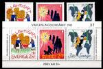 Schweden Schweden 1351-1353, Block 13 postfrisch MiNr. 1351-1353, Block 13 postfrisch -