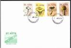 St. Kitts St. Kitts 1095-1098 gestempelt als FDC / Pilze MiNr. 1095-1098 gestempelt als FDC / Pilze -