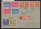 All. Bes. 925, 959, 962, 969, 970 auf Brief Zehnfach Sowj. Zone -