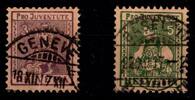 Schweiz Schweiz 133-134 gestempelt MiNr. 133-134 gestempelt -