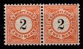 Württemberg Württemberg 53 postfrisch waagerechtes Paar MiNr. 53 postfrisch waagerechtes Paar -