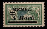 Memel Memel 91 II postfrisch geprüft Dr. Petersen BPP MiNr. 91 II postfrisch geprüft Dr. Petersen BPP -