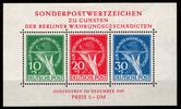 Berlin Berlin Berlin Block 1 postfrisch geprüft Schlegel BPP MiNr. Berlin Block 1 postfrisch geprüft Schlegel BPP -