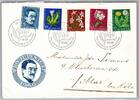 Schweiz 722-726 als Ersttagsbrief -