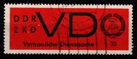 DDR ZKD DDR ZKD D 3 gestempelt Vertrauliche Dienstsache MiNr. D 3 gestempelt Vertrauliche Dienstsache -