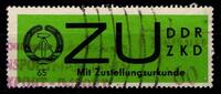 DDR ZKD DDR ZKD D 2 gestempelt Für Zustellungsurkunde MiNr. D 2 gestempelt Für Zustellungsurkunde -