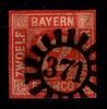 Bayern Bayern 13 gestempelt allseitig Lupenschnitt, gMR 371 MiNr. 13 gestempelt allseitig Lupenschnitt, gMR 371 -