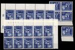 Saarland Saarland 446 Ecke 2+4 FN 1 postfrisch 2x 10 er Bogenteil ungefaltet MiNr. 446 Ecke 2+4 FN 1 postfrisch 2x 10 er Bogenteil ungefa -