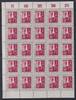 Saarland Saarland 400 Ecke 1+3 postfrisch 25 er Block gefaltet 5 x OR MiNr. 400 Ecke 1+3 postfrisch 25 er Block gefaltet 5 x OR -