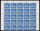Saarland Saarland 447 Ecke 1+3 postfrisch 25 er Block gefaltet OR x 5 MiNr. 447 Ecke 1+3 postfrisch 25 er Block gefaltet OR x 5 -