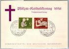 BRD Bund 232-233 auf Ausstellungskarte Pfälzer Katholikentag 1956 -