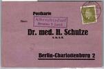 Deutsches Reich 465 auf Brief Landpoststempel Oberschlesien -