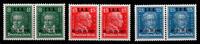 Deutsches Reich Deutsches Reich 407-409 postfrisch als Paare geprüft Schlegel BPP MiNr. 407-409 postfrisch als Paare geprüft Schlegel BPP -