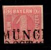 Bayern Bayern 3 gestempelt tiefst signiert Pfenninger MiNr. 3 gestempelt tiefst signiert Pfenninger -
