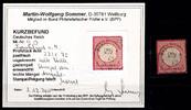 Deutsches Reich Deutsches Reich 9 gestempelt Ausgabemonat, Befund Sommer MiNr. 9 gestempelt Ausgabemonat, Befund Sommer -