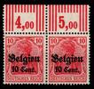 Deutsche Besetzung 1. WK Belgien Deutsche Besetzung 1. WK Belgien 14 c II W OR postfrisch als Paar, 3`7`3 MiNr. 14 c II W OR postfrisch als Paar, 3`7`3 -