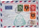 Berlin 136-137, 138-139 u.a. auf Brief Lufthansa Erstflug