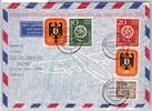 Berlin 136-137, 138-139 u.a. auf Brief Lufthansa Erstflug