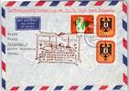 Berlin 136-137 u.a. auf Brief Lufthansa Erstflug