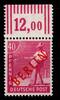 Berlin Berlin 29 W OR postfrisch Falz im Oberrand MiNr. 29 W OR postfrisch Falz im Oberrand -