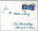 DDR 243 auf Brief als Mehrfachfrankatur portogerecht -