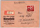DDR 260 auf Brief als Einzelfrankatur portogerecht -
