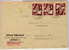 DDR 277 auf Brief als Mehrfachfrankatur portogerecht -