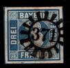 Bayern Bayern 2 II (Platte 4) gestempelt gMr 371 Oettingen MiNr. 2 II (Platte 4) gestempelt gMr 371 Oettingen -