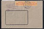 DDR Dienstmarken B 17 auf Brief als Mehrfachfrankatur ZKD Wertstreifen -