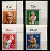 BRD Bund BRD Bund 297-300 postfrisch vom Eckrand MiNr. 297-300 postfrisch vom Eckrand -