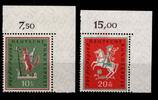 BRD Bund  BRD Bund 286-287 postfrisch vom Eckrand MiNr. 286-287 postfris... 6,00 EUR  + 1,50 EUR frais d'envoi