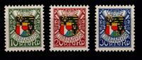 Liechtenstein  Liechtenstein 75-77 mit Falz MiNr. 75-77 mit Falz  6,00 EUR  + 1,50 EUR frais d'envoi