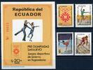Ecuador Ecuador 1961-1964 + Bl 110 postfrisch Olympia MiNr. 1961-1964 + Bl 110 postfrisch Olympia -