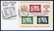 UNO New York UNO New York Block 1 I Ersttagesbrief/FDC MiNr. Block 1 I Ersttagesbrief/FDC -
