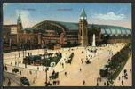 AK Hamburg Hauptbahnhof mit Bahnhofsvorplatz 1923 gebraucht -