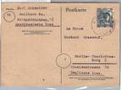 Alliierte Besetzung 40 II auf Postkarte EF Weilbach-Berlin