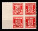 Deutsche Besetzung Guernsey 2 bv postfrisch 4er Block, geprüft Möhle BPP MiNr. 2 bv postfrisch 4er Block, geprüft Möhle BPP