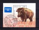 Laos Laos Block 111 mit 919 gestempelt Bison MiNr. Block 111 mit 919 gestempelt Bison -