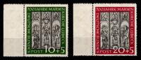 BRD Bund  BRD Bund 139-140 postfrisch vom Seitenrand, leicht vorgefaltet... 45,00 EUR  + 1,50 EUR frais d'envoi