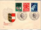   &Ouml;sterreich 952-954 als Ersttagsbrief  40,00 EUR  + 1,50 EUR frais d'envoi