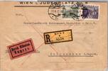   &Ouml;sterreich 506, 509 auf Brief Einschreiben Eilbote Express  9,00 EUR  + 1,50 EUR frais d'envoi